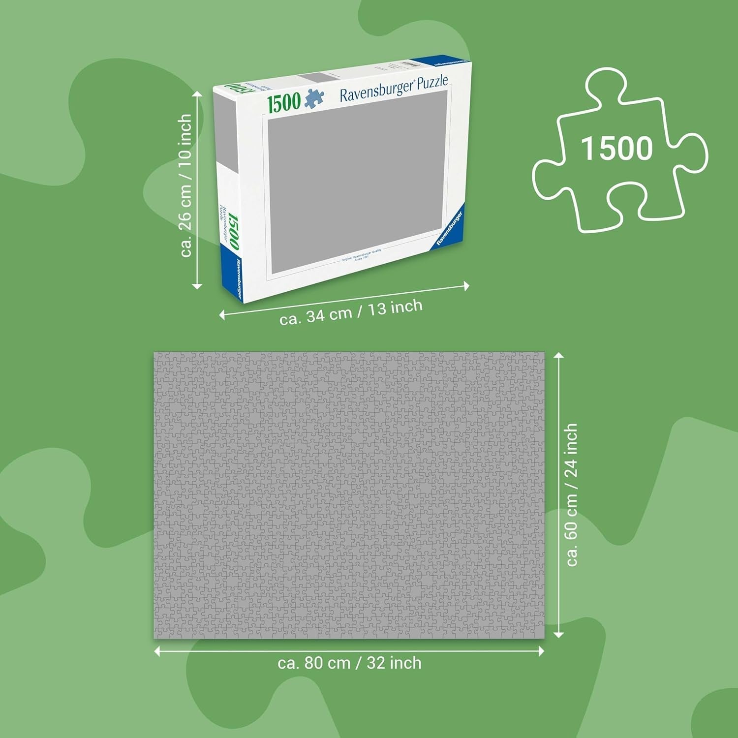 Ravensburger Puzzle 12000795 - Tågresa på hösten - 1500 pusselbitar för vuxna och barn över 14 år, Puzzle Naty Shop