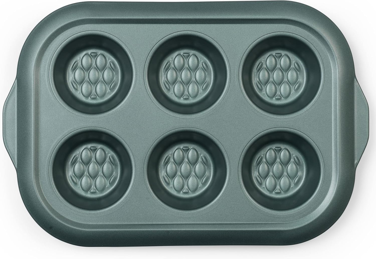 Progress BW09819G2EU7 Shimmer Kollektion, Runde Backform Aus Kohlenstoffstahl Mit Antihaftbeschichtung, Ideal Für Pies, Kuchen, Torten Und Quiches, 28 Cm, Grün Formar och bakplåtar Naty Shop 30Cm Muffin