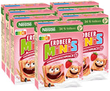 Nestlé Strawberry Minis, hela spannmål med jordgubbssmak, förpackning om 7 (7x375 g)