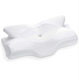Elviros Andas Kuddfodral Kudde 64 X 12,5/10,5 X 38 cm Grå (endast kudde framtill) Cervikala ortopediska kuddar Naty Shop White