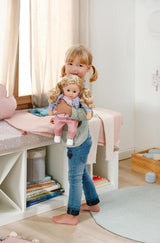 BABY born Sophia Rose - 36 cm mjuk docka - Docka med blont hår av hög kvalitet och sömniga ögon - Lämplig för barn från 1 år