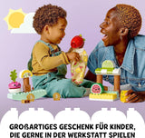 LEGO DUPLO Min första ekologiska marknad, leksaksbutiksset för pojkar och flickor, pedagogisk leksak för småbarn från 1,5 år, frukt- och grönsakstillbehör 10983 Byggset Besuche den LEGO-Store