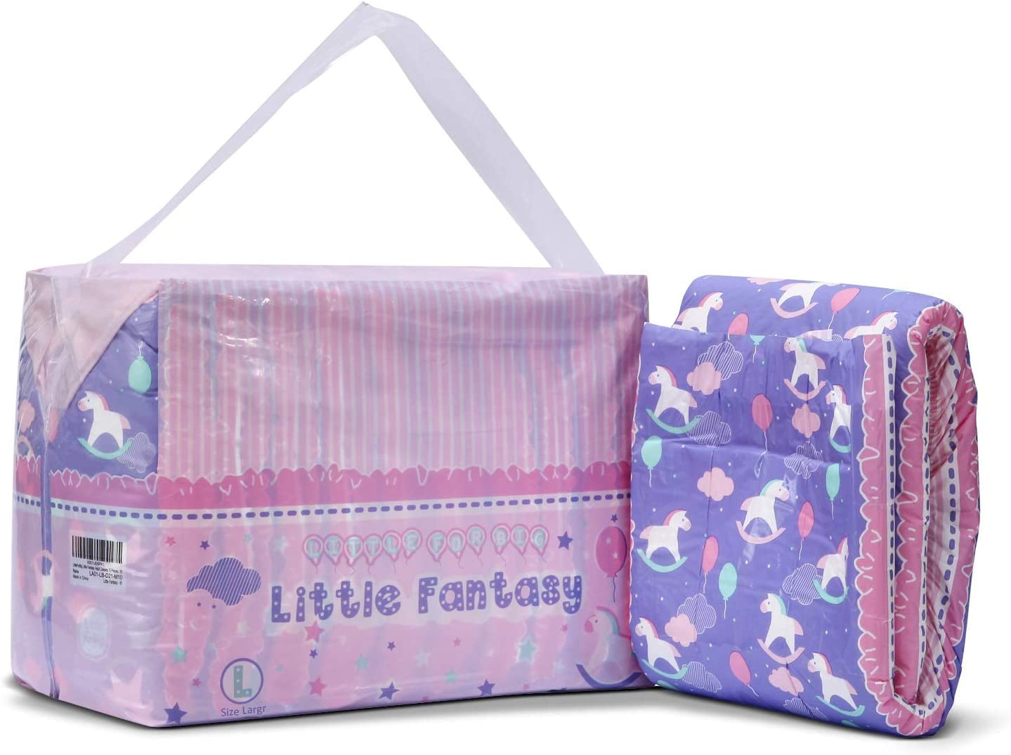 Vuxentryckta blöjor 5500-5800ml 10 stycken - Small Fantasy (M)
