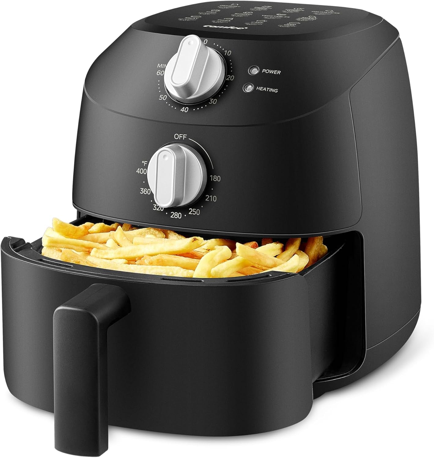 Midea Hot Air Fryer 2L, 1150W Airfryer, oljefri, Hot Air Fryer, Automatisk avstängningsfunktion Hushållsapparater Naty Shop 2L