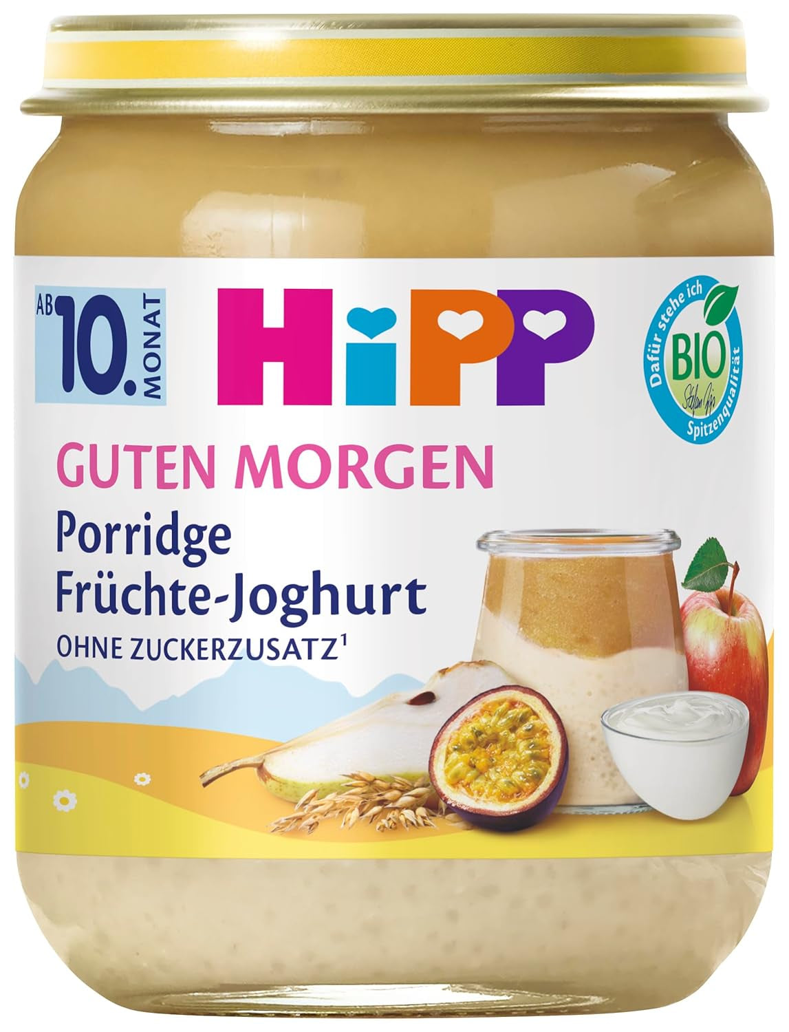 HiPP Organic Good Morning fruktyoghurt, 160g, 6 st (6x160g)