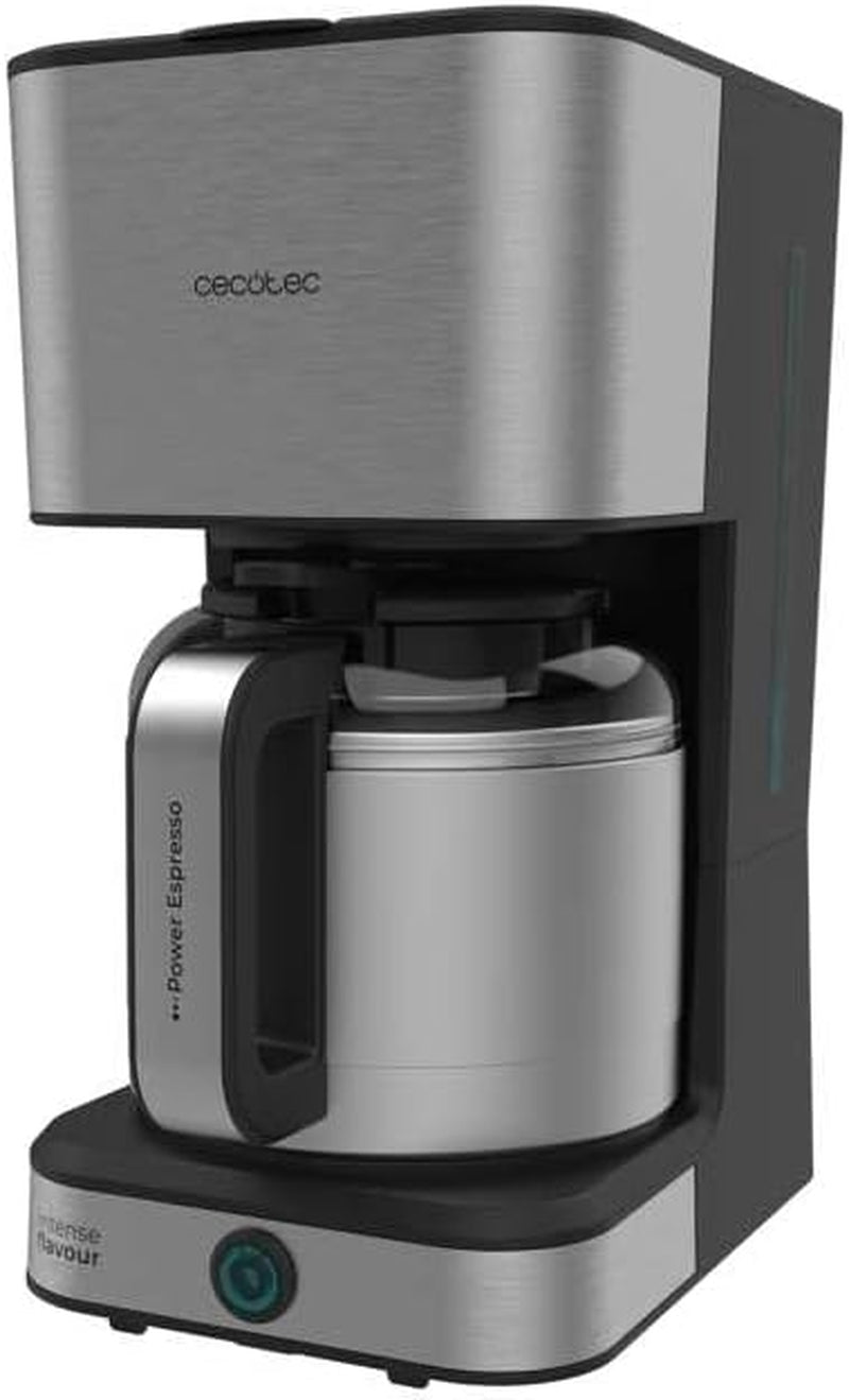 Cecotec Coffee 66 Drop & Thermo dropp kaffebryggare, 950 W, 1,2 L, 10 koppar, ExtremeAroma-teknik, anti-droppfunktion, vattennivåindikator, återanvändbart huvudfilter, överhettningsskydd