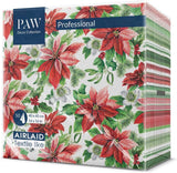 PAW - Airlaid servetter (40 X 40 Cm) I 50 delar I Perfekt för jul, vinter, helgdagar I Julaftons bordsdekorationer I Airlaid tygliknande servetter Vintergrenar I Vintergrenar
