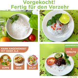Elf-Family 270g x6er Box(12-pack) Bio Konjak Nudeln Ultra Low Carb Shirataki Nudeln Vegan Glutenfrei-Instant Nudeln ohne kohlenhydrate/Keto/Kalorienarme/Fettfrei/Zuckerfrei -Spaghetti MHD: 12/11/2026