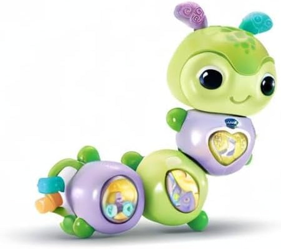 VTech Baby Spinning Fun Caterpillar - Prata och sjunga Interaktiv klocka och motorisk leksak - För 6-24 månader Babyleksaker Naty Shop