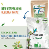 ORIGEENS BIO YERBA MATE TEA 1 KG - The Original I Orostad, blad, utan stjälkar, damm och smulor I Energigivande och avgiftande dryck