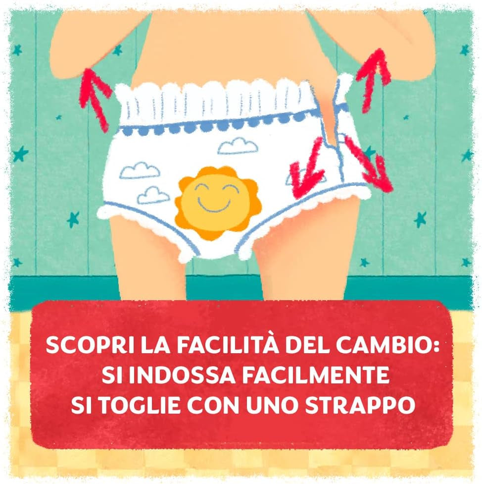 Pampers Sole e Luna Maxi blöja, storlek 4 (8-15 kg), 60 blöjor