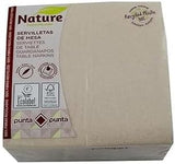 Återvunna pappersservetter, 2-lagers, miljövänlig, 100% återvunna fibrer, 50% återvunnen plastförpackning, 33 X 33 Cm.