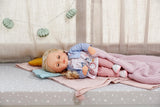 BABY born Sophia Rose - 36 cm mjuk docka - Docka med blont hår av hög kvalitet och sömniga ögon - Lämplig för barn från 1 år