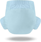 CutiePlusU vuxenblöjor, torr yta, maximal absorptionsförmåga över natten, inkontinensblöja för engångsbruk - blå, 2-pack (medium 71-96 cm)