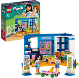 LEGO 41739 Friends Lianns rum, minileksak med konsttema, liten samlingspresent med Liann, höst- och husdjursminidockor 2023-serien Byggset Besuche den LEGO-Store Single