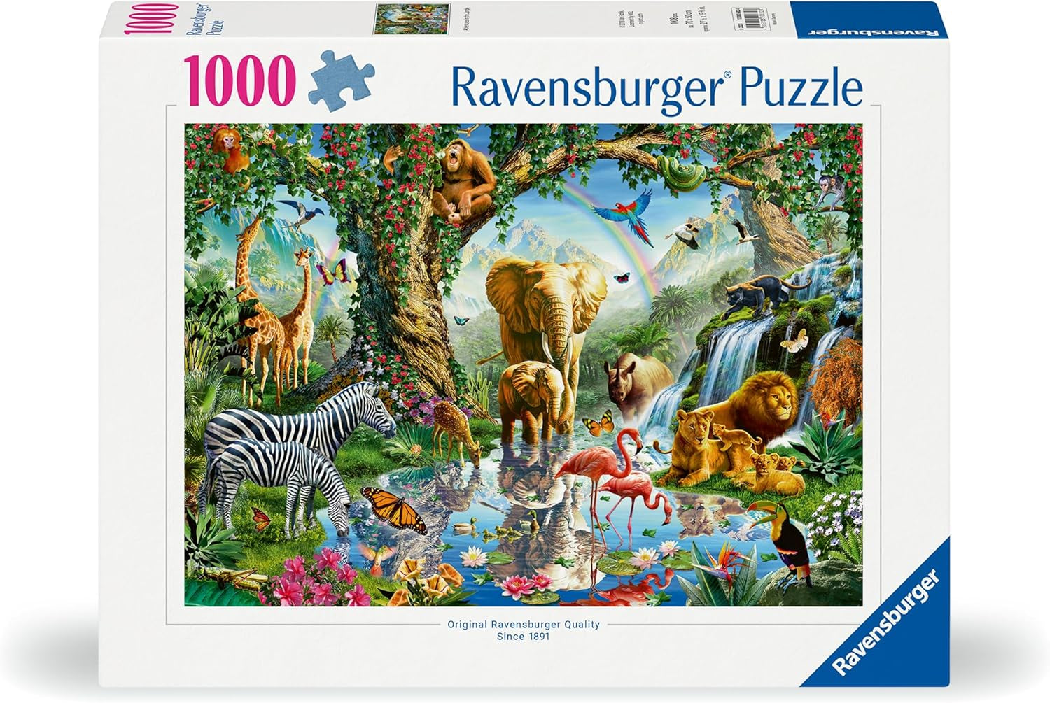 Ravensburger Puzzle 12000682 - Jungle Adventure - 1000-bitars pussel för vuxna och barn från 14 år, Puzzle Naty Shop