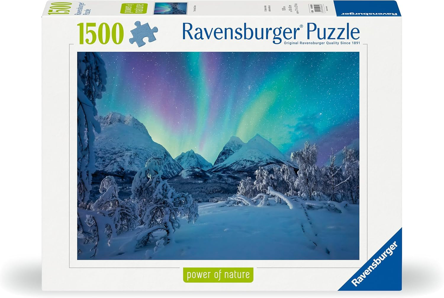 Ravensburger Puzzle 12000802 - Wenn Die Nordlichter Tanzen - 1500 bitars pussel för vuxna över 14 år Puzzle Naty Shop