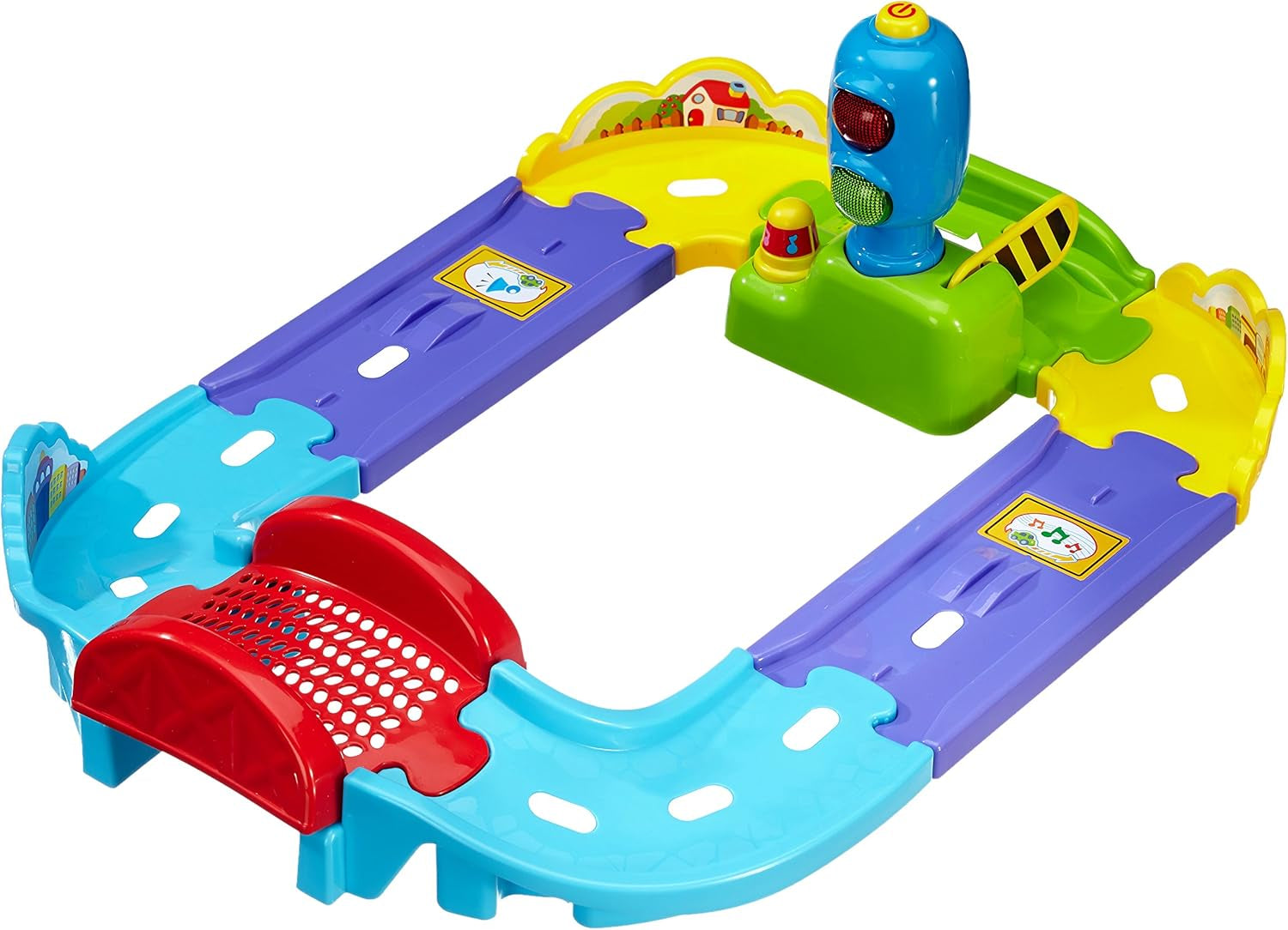 Baby 80-127804 - TUT TUT Baby Speedster - Road Set & 80-517004 TUT TUT Baby Speedster Ambulansleksak för barn, flerfärgad Bebe Toys Naty Shop