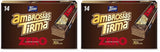 Våfflor med mörk choklad Tirma 70% kakao | Inget tillsatt socker | Lämplig för keto-dieter | Lågkolhydrat | För diabetiker Chokladwafers Multi Pack | 3 stycken | 64,5 g