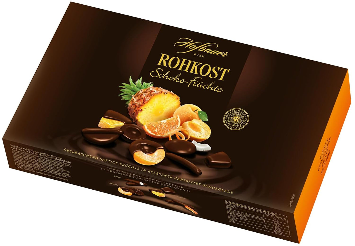 Hofbauer Wien chokladöverdragen frukt, 1 kg