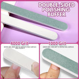 FANDAMEI 20 Stücke Buffer Für Nagel, Nagelfilen Für Gelnägel, Profi Nagelfeile 100/180, Polierfeile Fingernägel, Filen Für Gelnägel, Manikyr & Pedikyr Set