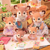 Sylvanian Families 5800 Deer Twins, Animal Figure Playset, Forest Animal Figures, Leksak för åldrarna 3 och uppåt