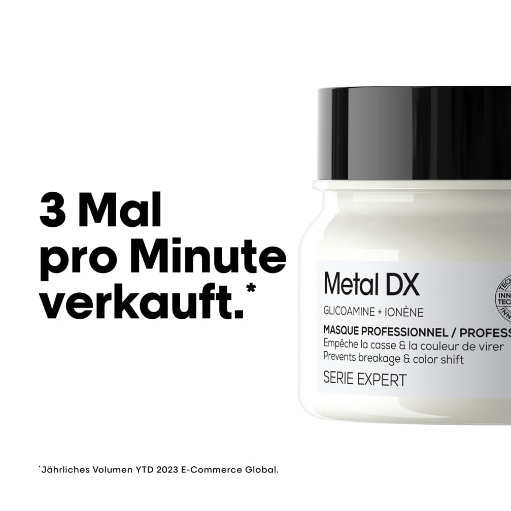 L'Oréal Professionnel För färgat hår, Strålande färger och glans, Expertsortiment, Metal DX Hair Mask Naty Shop