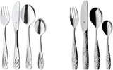 WMF Animals bestickset i rostfritt stål för barn, 4 delar, polerat Cromargan Kitchen Naty Shop
