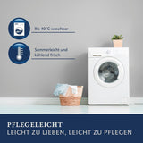 Billerbeck Lina Superlight täcke - Linnetäcke - 155 X 220 Cm - Sommartäcke, svalkande täcke, lätt sommartäcke - 70% linne, 30% bomull, vitt Täcken och täcken Naty Shop