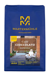 Espressobönor Martermühle Cioccolato 500g Stark | Arabica/Robusta | Smaker: macadamianötter, mjölkchoklad | Lättrostade hela espressobönor, låg syra