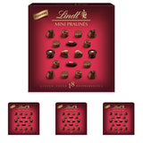 Choklad - Mini Mörk Choklad Praliner | 90 g | Box med 18 praliner, vardera i 6 läckra sortiment | Chokladpresent | Chokladpresent (paket med 4)