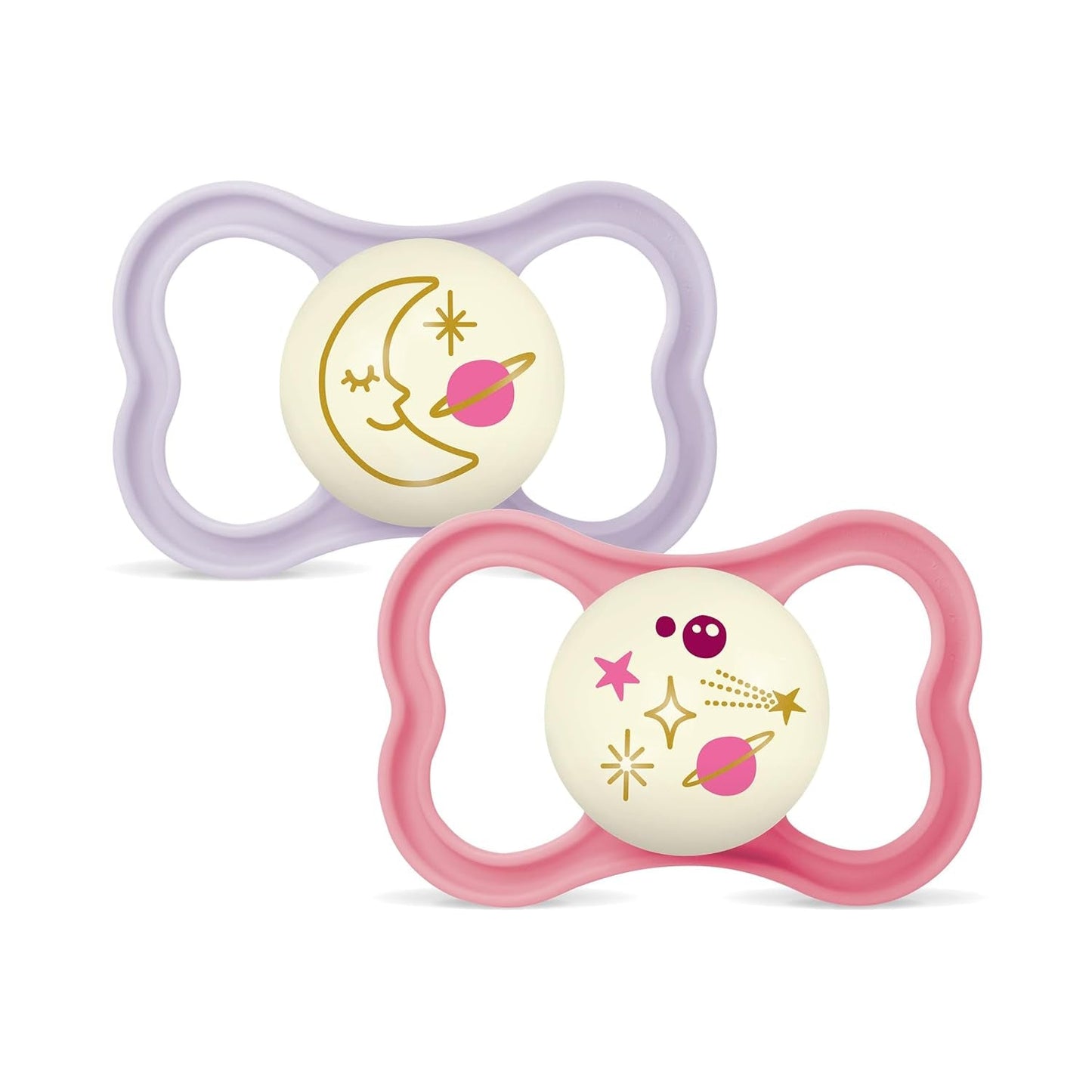 MAM Air Silikonnappar 2-pack Extra lätt och luftig design Tandvänlig bebisnapp Tillverkad av MAM SkinSoft Special Silikon med Napplåda 6-16 Månader Bear/Rhino