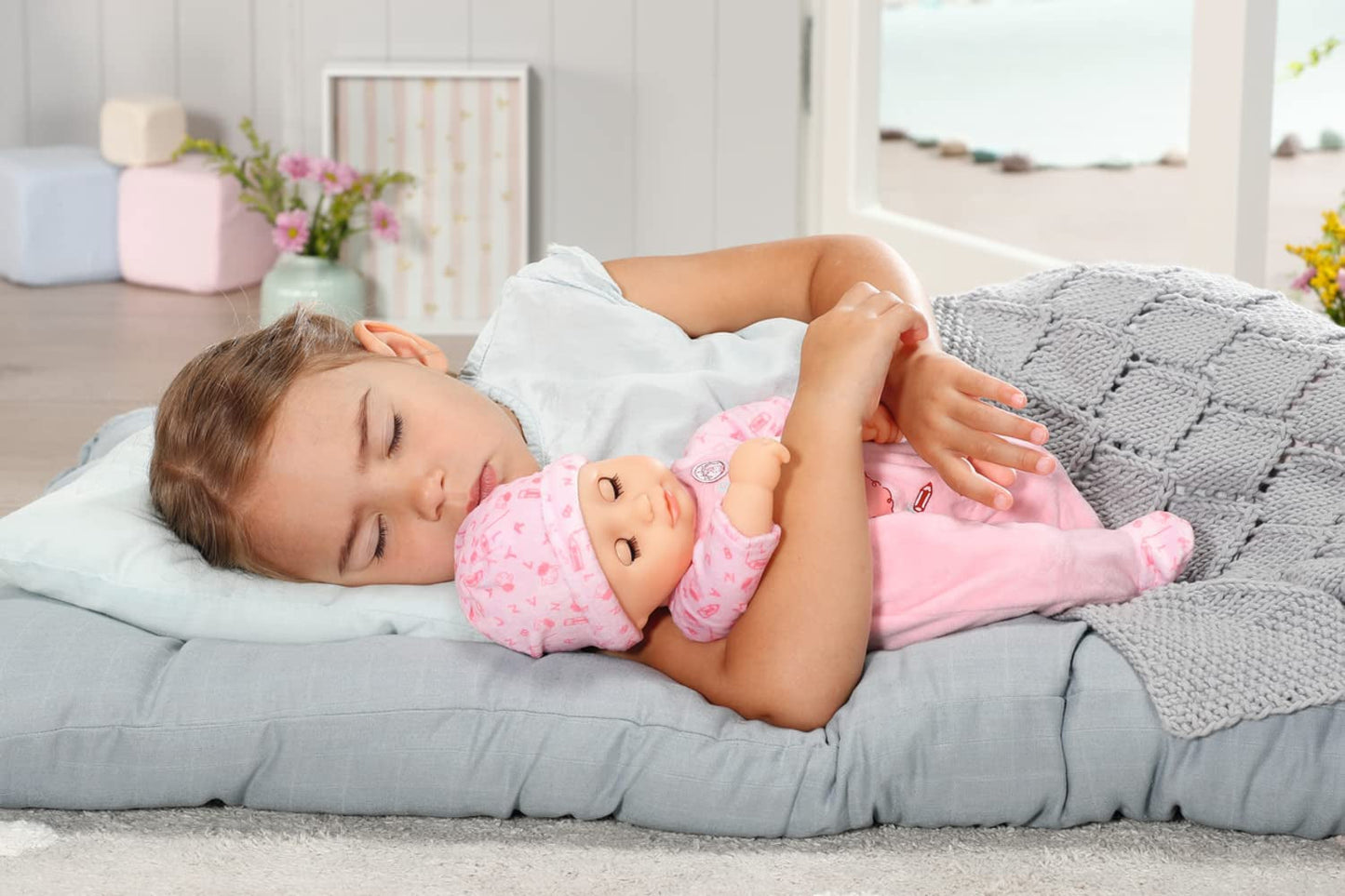 Annabell Little Annabell mjuk docka 36cm, med tygkropp och sömniga ögon, 36cm, 709870 Zapf Creation
