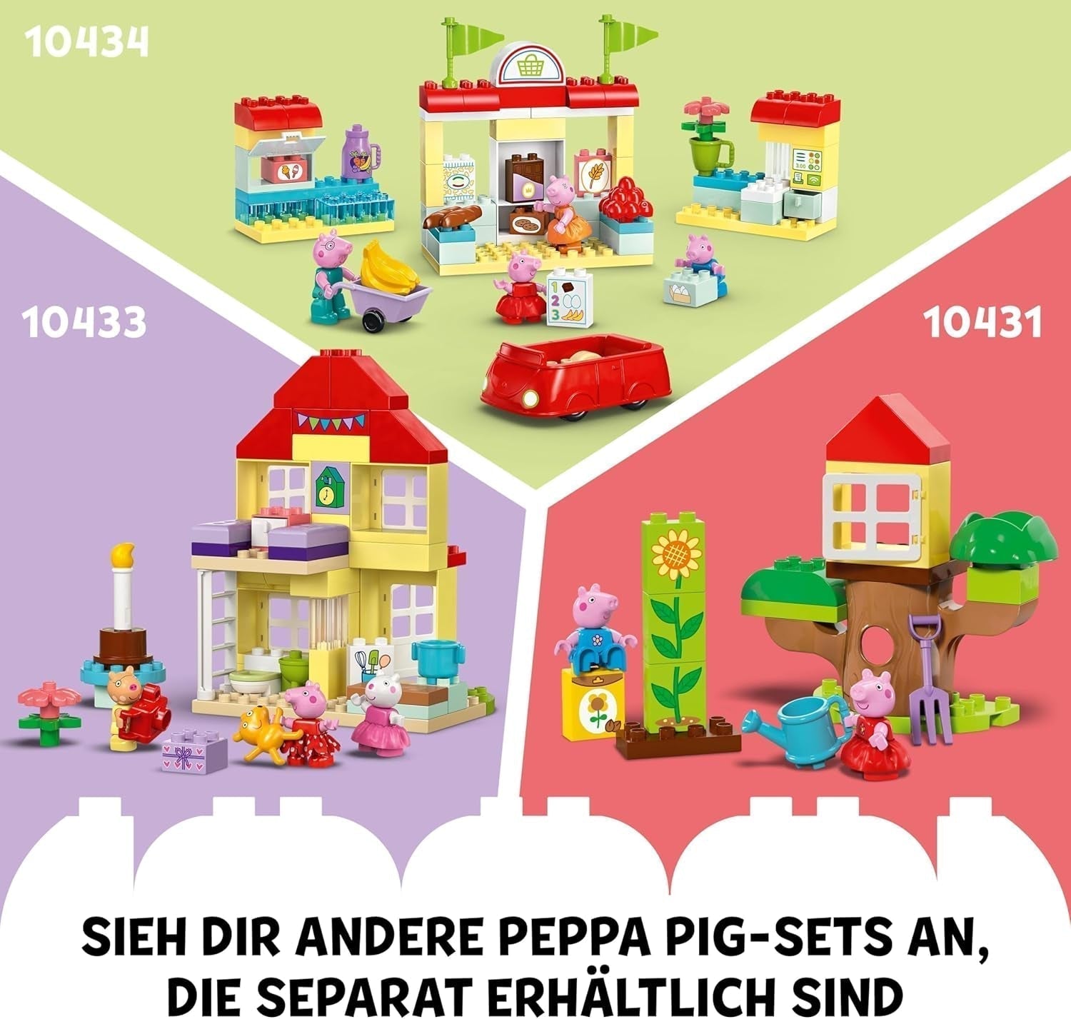 LEGO DUPLO Peppas båttur: Leksats för leksaksbåt att bygga och bygga om med 2 figurer, kreativ leksak, presentidé för 2-åringar, pojkar och flickor 10432 Byggset Besuche den LEGO-Store