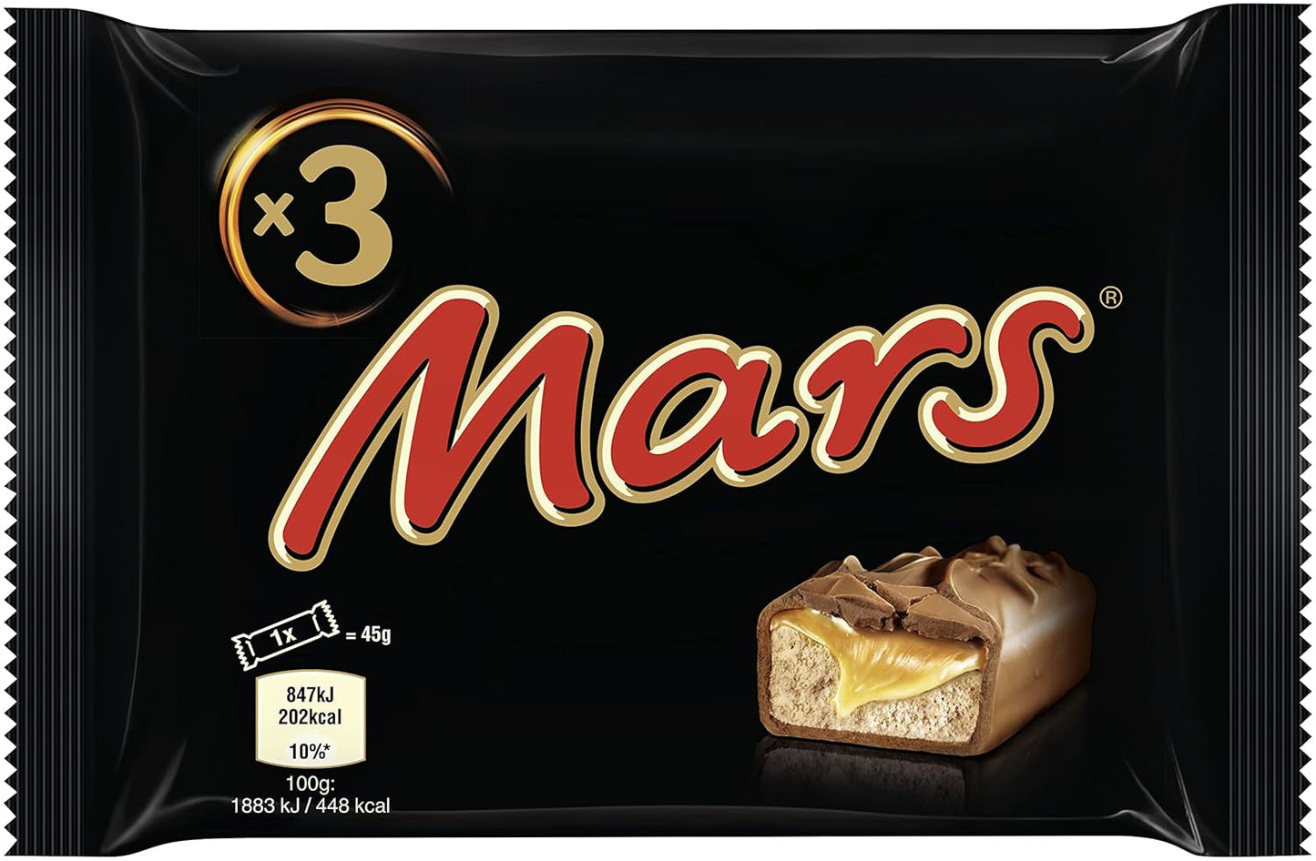 Mars chokladkakor, kola, choklad, 1 förpackning med 5 barer (1 x 225 g)