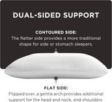 TEMPUR-PEDIC Symphony Kudde Tillverkad av memory foam, Lyxig, Mjuk, Standard, Vita Standardkuddar Naty Shop