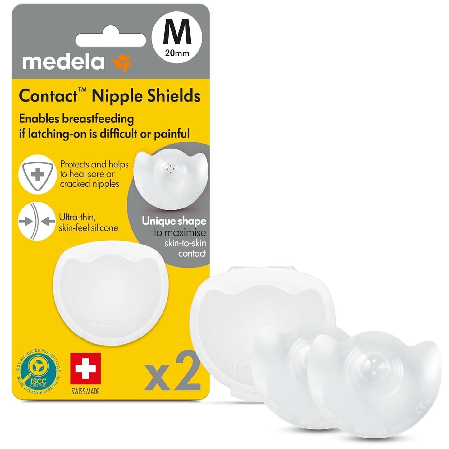 Medela 200.1594 Brusthütchen, Mehrfarbig Mat och amningstillbehör Baby Naty Shop