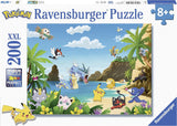 Ravensburger Pussel för barn - 12840 Fånga dem alla! - Pokémon-pussel för barn från 8 år, med 200 bitar i XXL-format Pussel Naty Shop Standardtitel