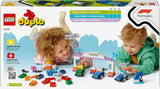 LEGO DUPLO Town F1 Team Racerbilar Med Racers, byggleksak för hela familjen, fantasifull lekupplevelse, födelsedagspresent för småbarn, pojkar och flickor från 2 år 10445 Byggset Besuche den LEGO-Store