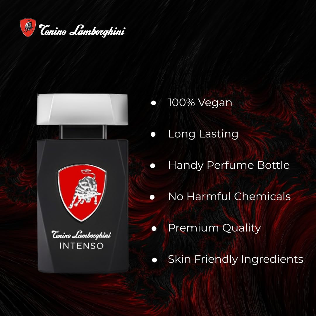 Tonino Lamborghini Intenso för män 4,2 oz EDT Spray Naty Shop hårborttagningsprodukter