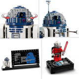 LEGO Star Wars R2-D2 modellset för barn, pojkar och flickor, byggbar droidfigur med Darth Malek 25-årsjubileumsminifigur och dekorationsskylt, samling presentidé 75379 Byggset Besuche den LEGO-Store