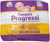 Pampers Progressi Maxi-blöjor + 500 extra krampoäng, storlek 4 (7 – 18 kg), 126 blöjor (standardstorlek)