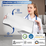 Nacksmärtskudde, ergonomisk ortopedisk nackkudde, sidobaksida buken Memory Foam Kudde, Antisnarkningskudde för män kvinnor (62 * 34,5 * 12/8cm) Cervikala ortopediska kuddar Naty Shop