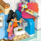 LEGO Friends husvagn, rollspelsbyggsats med leksakskaravan, present till tjejer från 7 år och uppåt, kreativ lekset med 3 minifigurer och illerdjursfigur 42663 Byggset Besuche den LEGO-Store