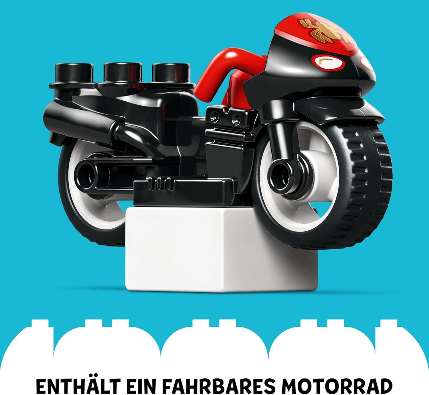 LEGO DUPLO Marvel Spins Motorcykeläventyr, Fantasy-lekset för TV-serien Spidey och hans supervänner, pedagogisk leksak att bygga och bygga om för barn från 2 år och över 10424 Byggset Besuche den LEGO-Store