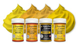 Sugarflair Pasta Food Coloring Yellow Set med 4 Pasta Food Coloring Fondant Marsipan Sugar Paste Buttercream och mer: Påsklilja Canary Yellow Creme Egg Melon Set om 4