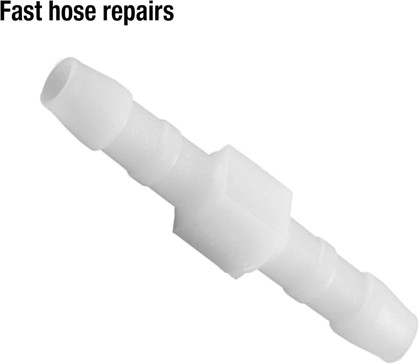 Gardena slangkoppling: plasttillbehör för reparation av slangar/förlängning av 10 mm slangar (7293-20)