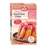 RUF Couverture Chips Ruby, 100 gram glasyr och dekor Naty Shop 100 gram Ruby