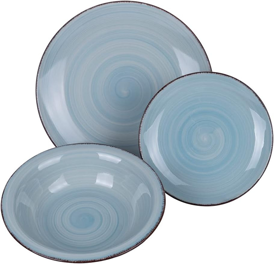 VDE 1996 Baita Acqua Ocean 5907301 Tafelservice aus Steinut, 18-teilig