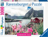 Ravensburger Puzzle Scandinavian Places 16740 - Reine, Lofoten, Norge - 1000 bitars pussel för vuxna och barn över 14 Puzzle Naty Shop